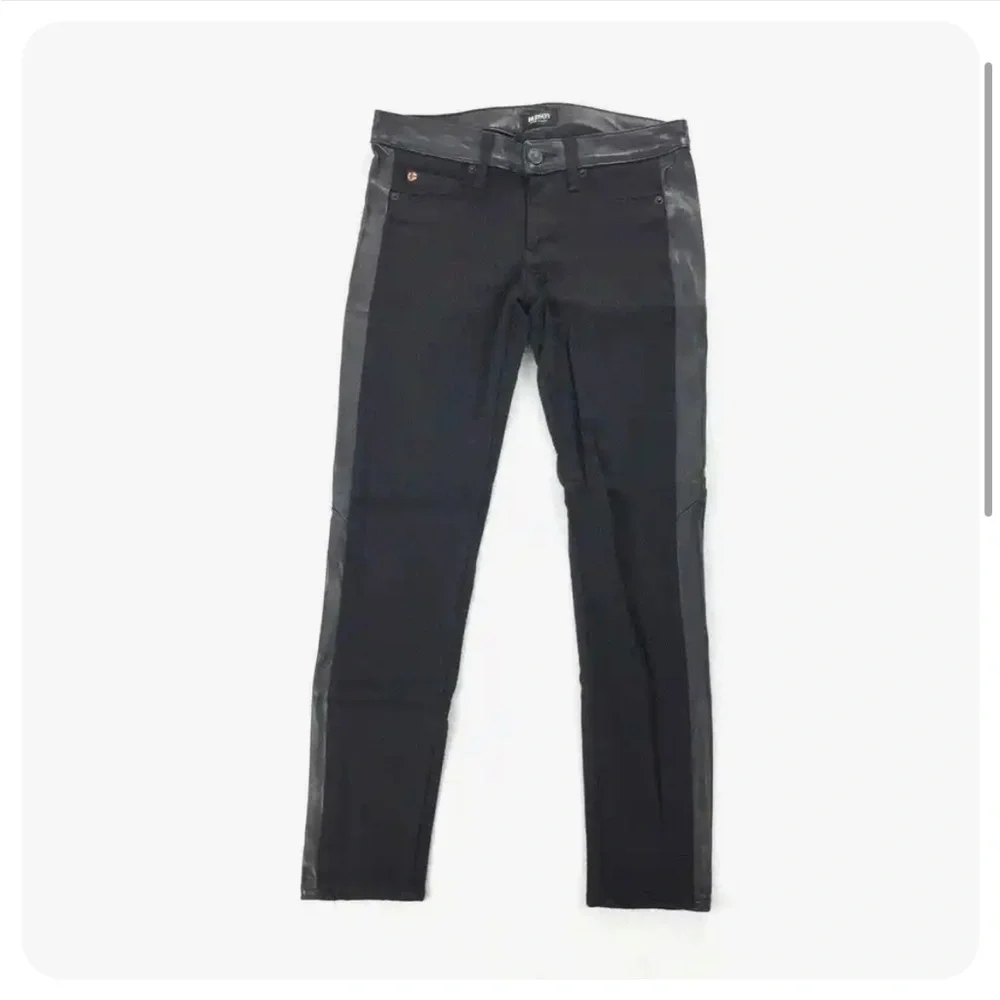 Hudson Women's | Leeloo Super Skinny Cropped black jeans, sz 27. Great used